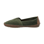 Slip On Cuero Mujer Laurie Verde Rockford