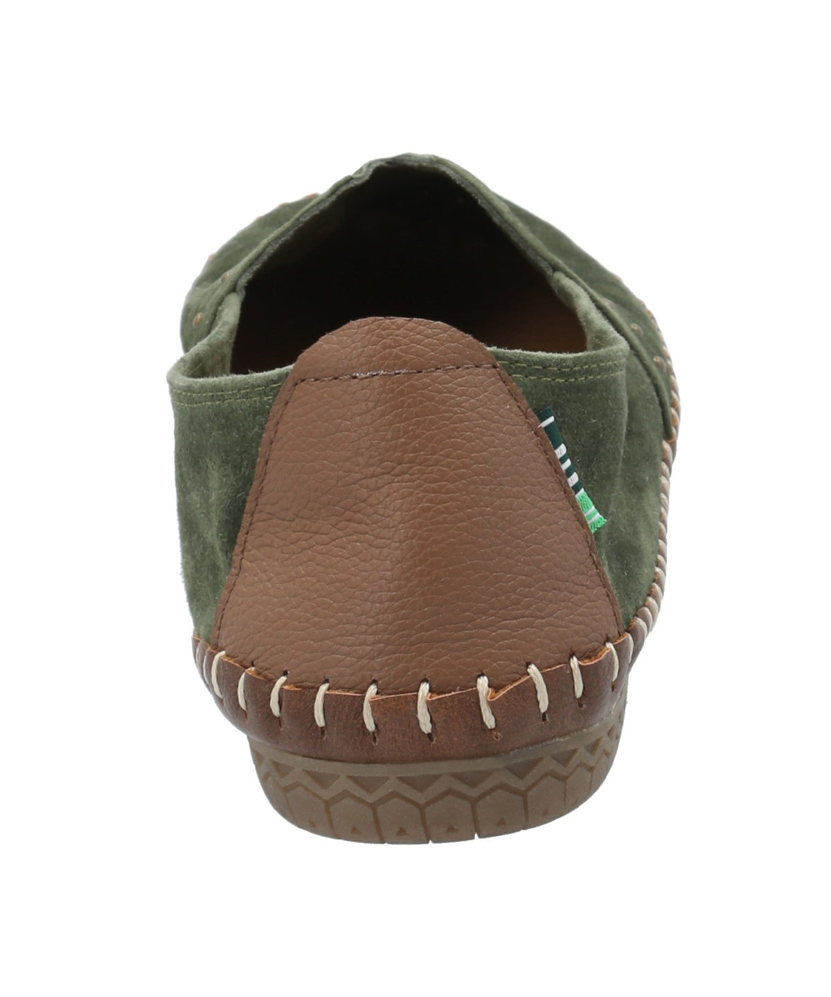 Slip On Cuero Mujer Laurie Verde Rockford