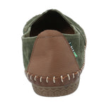 Slip On Cuero Mujer Laurie Verde Rockford