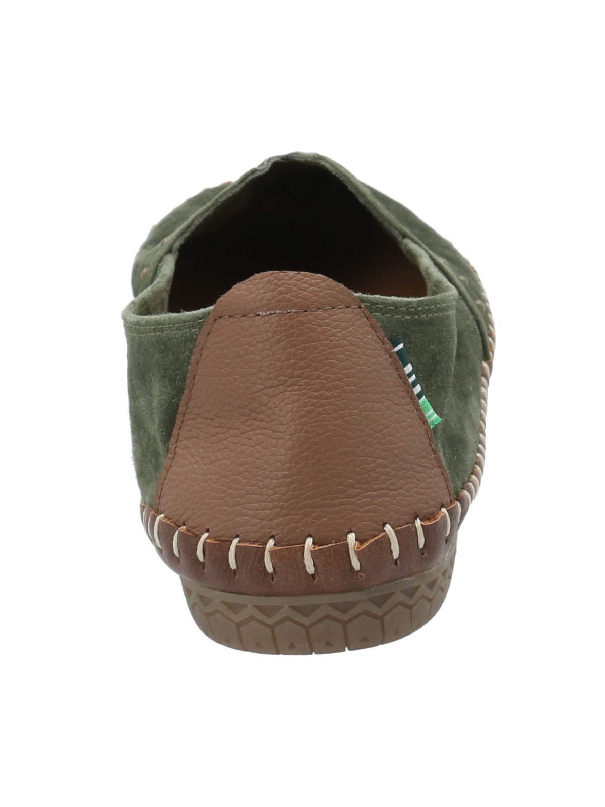 Slip On Cuero Mujer Laurie Verde Rockford