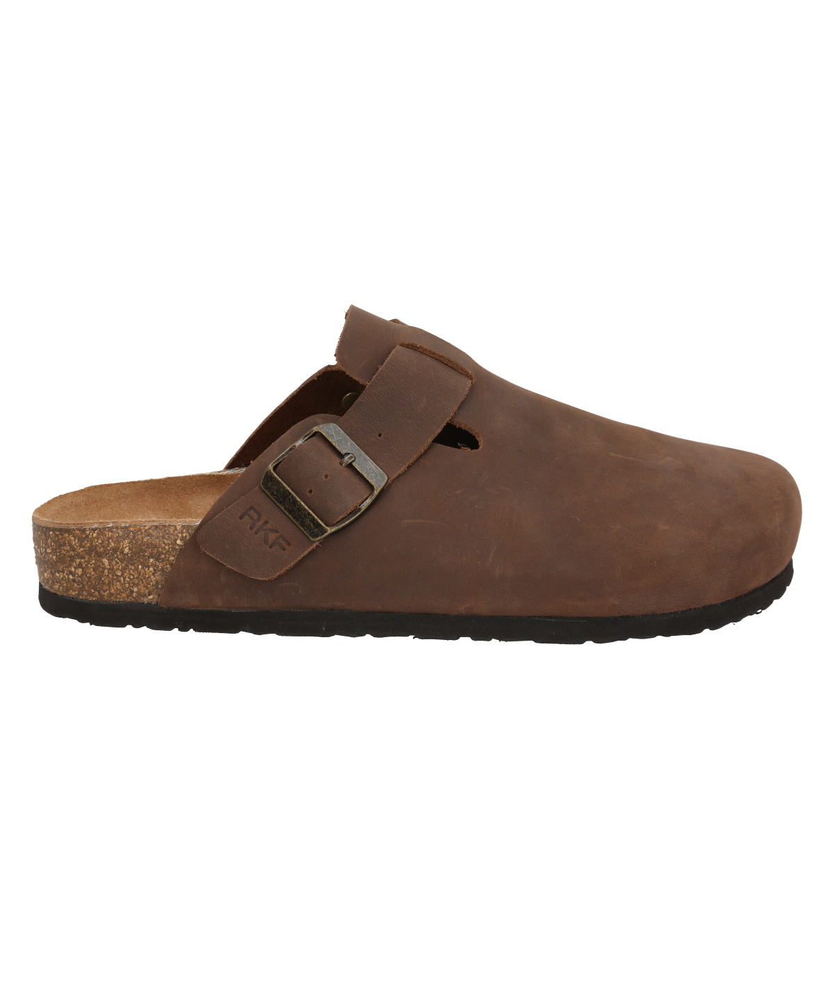 Sueco Cuero Liso Mujer Rowan Café Rockford