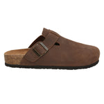 Sueco Cuero Liso Mujer Rowan Café Rockford