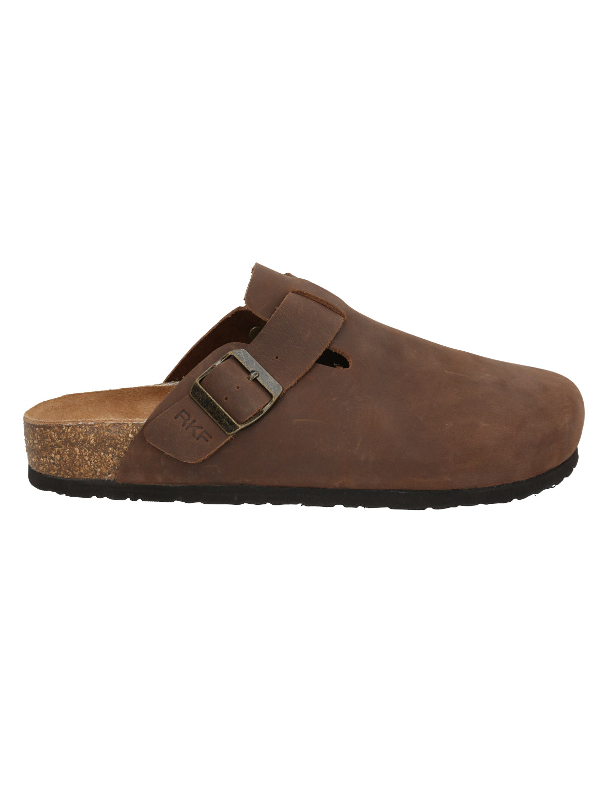 Sueco Cuero Liso Mujer Rowan Café Rockford