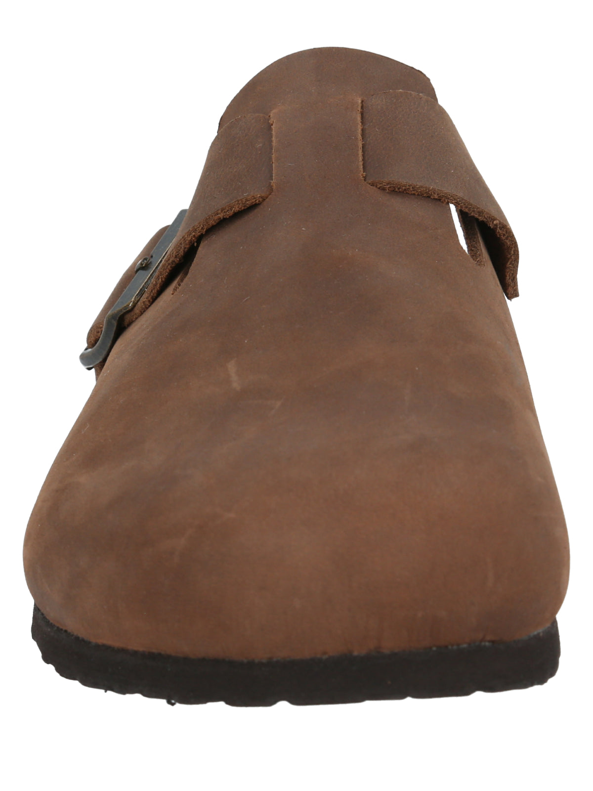 Sueco Cuero Liso Mujer Rowan Café Rockford