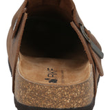 Sueco Cuero Liso Mujer Rowan Café Rockford