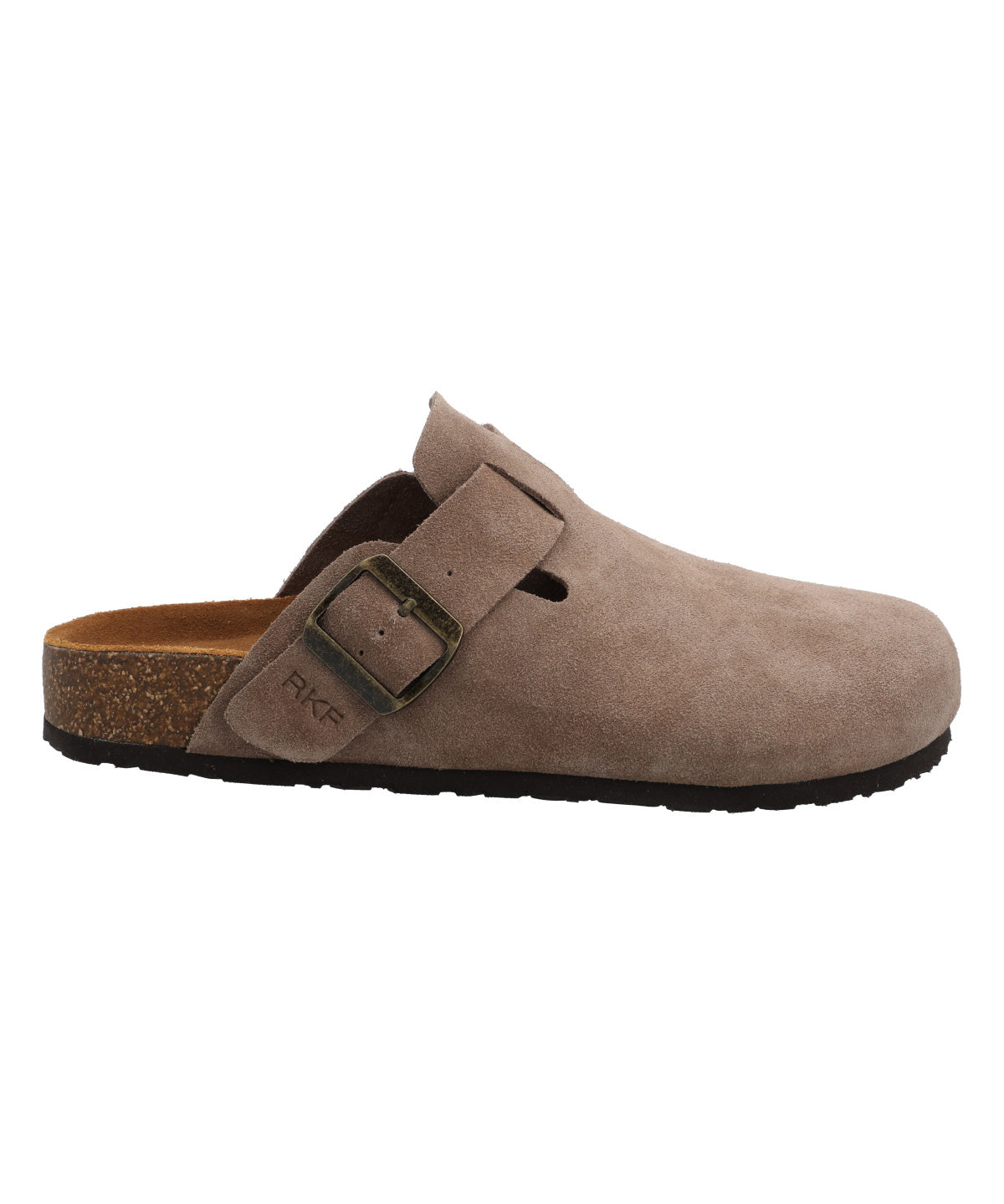 Zueco Cuero Mujer Rowan Café Rockford
