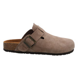 Zueco Cuero Mujer Rowan Café Rockford