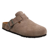 Zueco Cuero Mujer Rowan Café Rockford