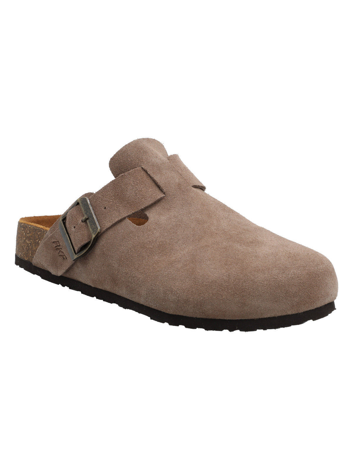 Zueco Cuero Mujer Rowan Café Rockford