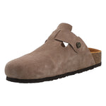 Zueco Cuero Mujer Rowan Café Rockford