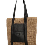 Cartera Raffia Mujer Sz Zlatni Tote Beige Rockford