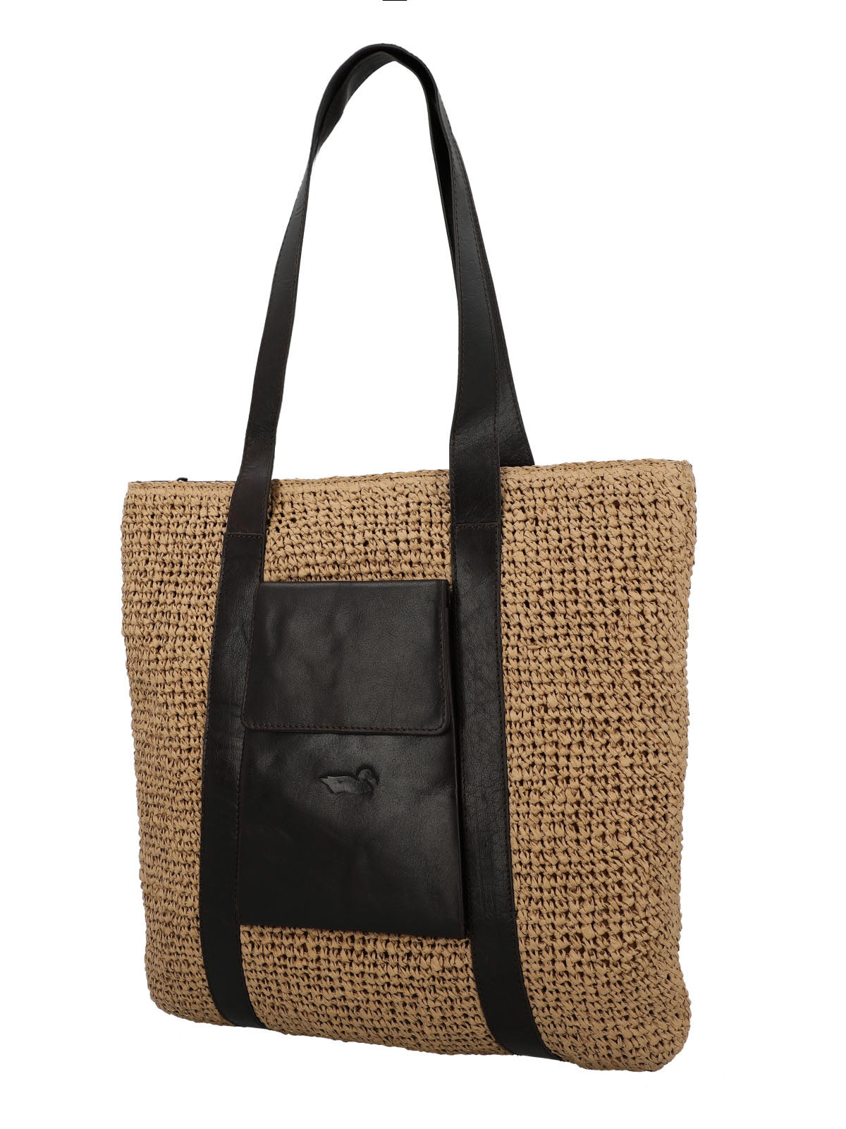 Cartera Raffia Mujer Sz Zlatni Tote Beige Rockford