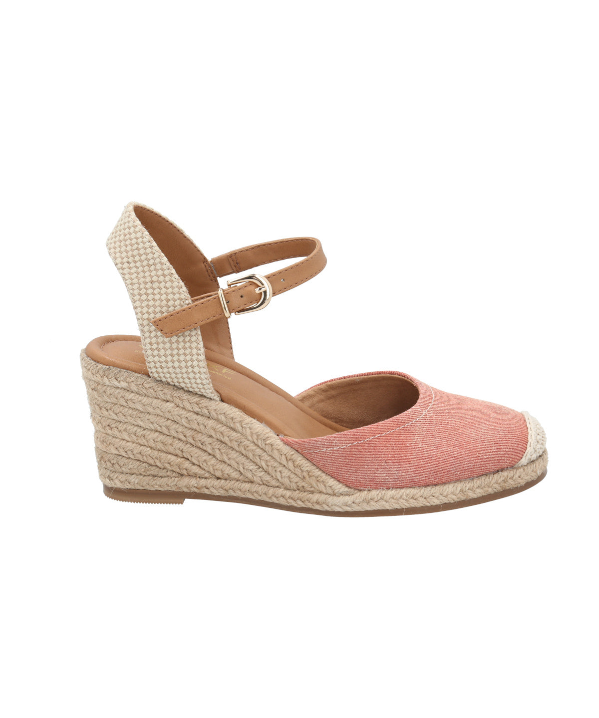 Alpargata Cuero Mujer Dallas Naranjo Rockford