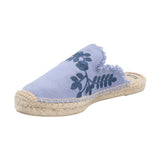 Alpargata Algodón Mujer Yuki Azul Rockford