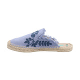 Alpargata Algodón Mujer Yuki Azul Rockford