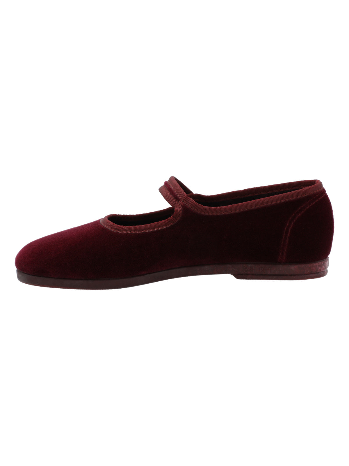 Ballerina Terciopelo Mujer Oli Rojo Rockford