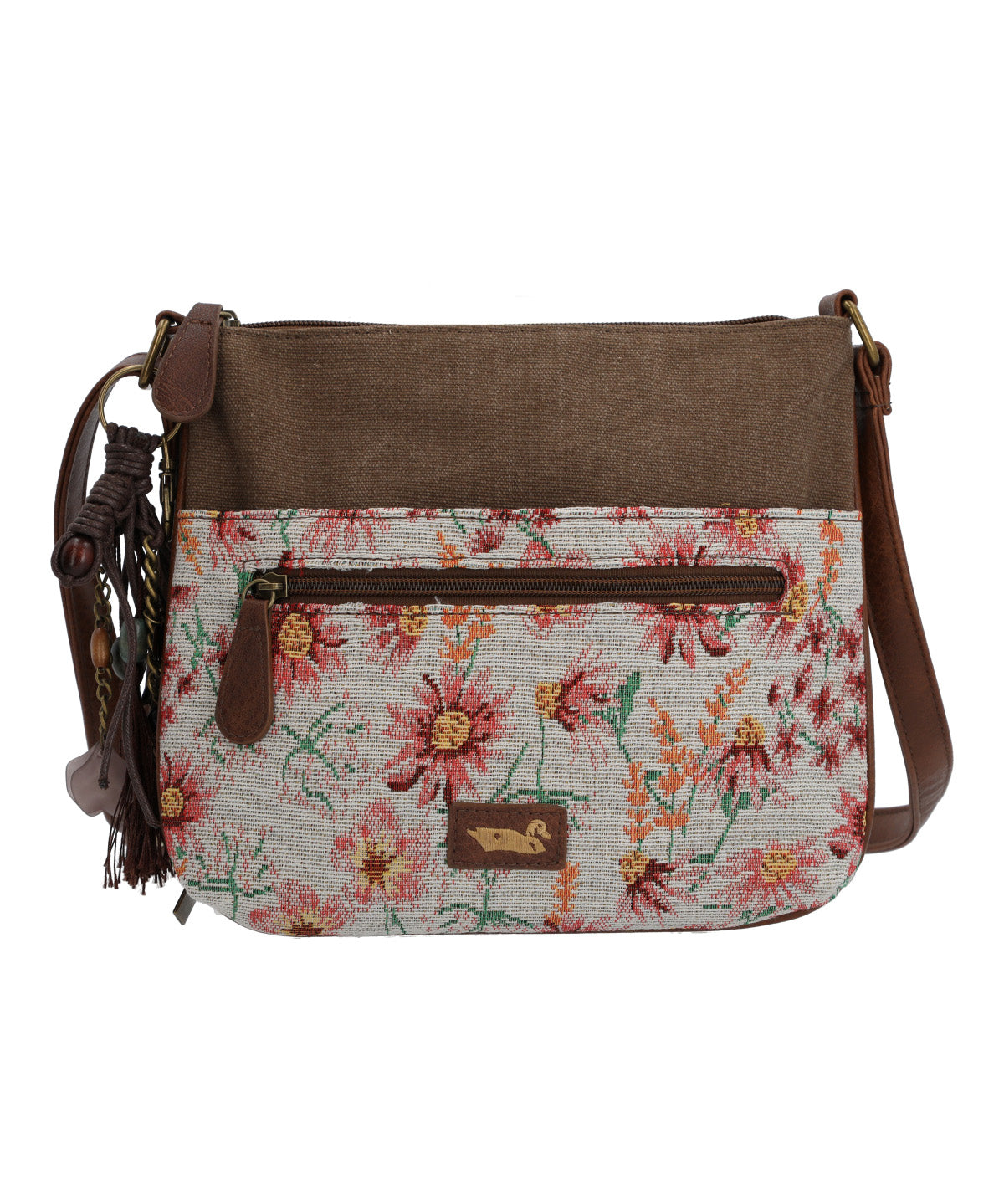 Cartera Textil Mujer Alikai Cross Café Rockford