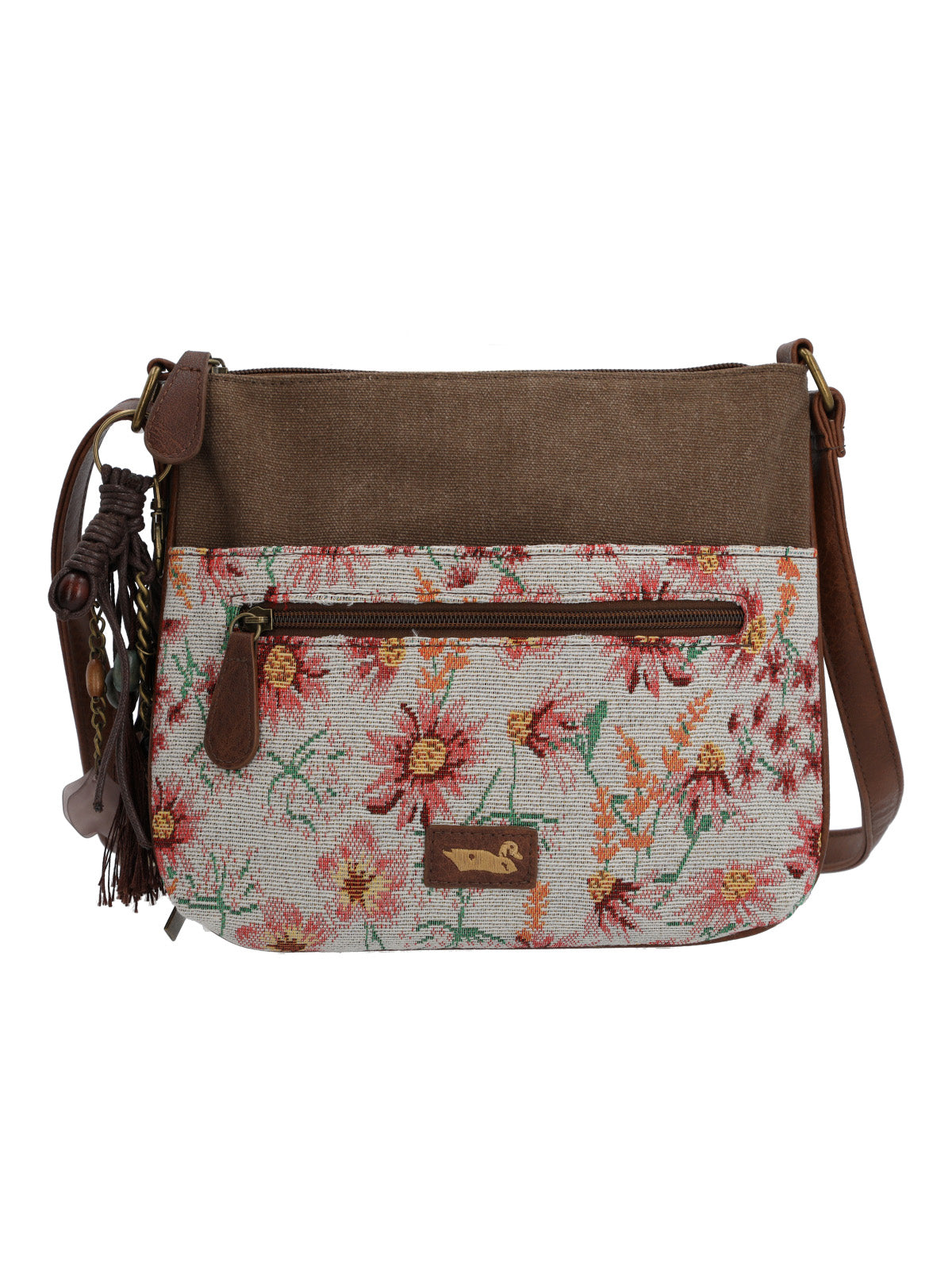 Cartera Textil Mujer Alikai Cross Café Rockford