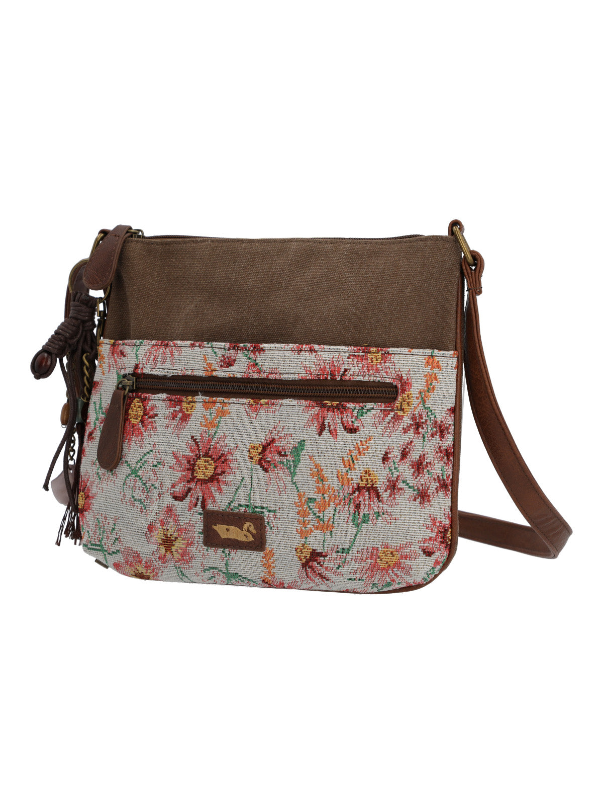 Cartera Textil Mujer Alikai Cross Café Rockford