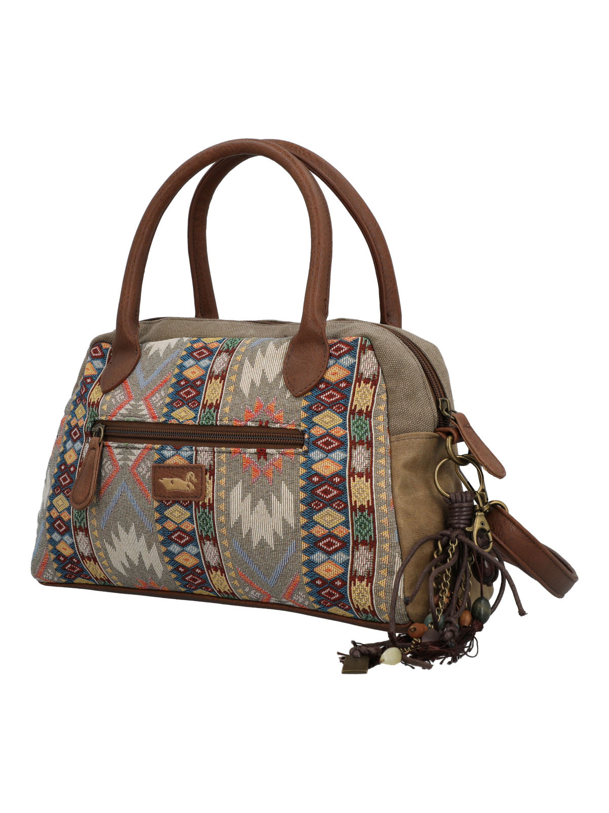 Cartera Textil Mujer Sanse Bag Café Rockford