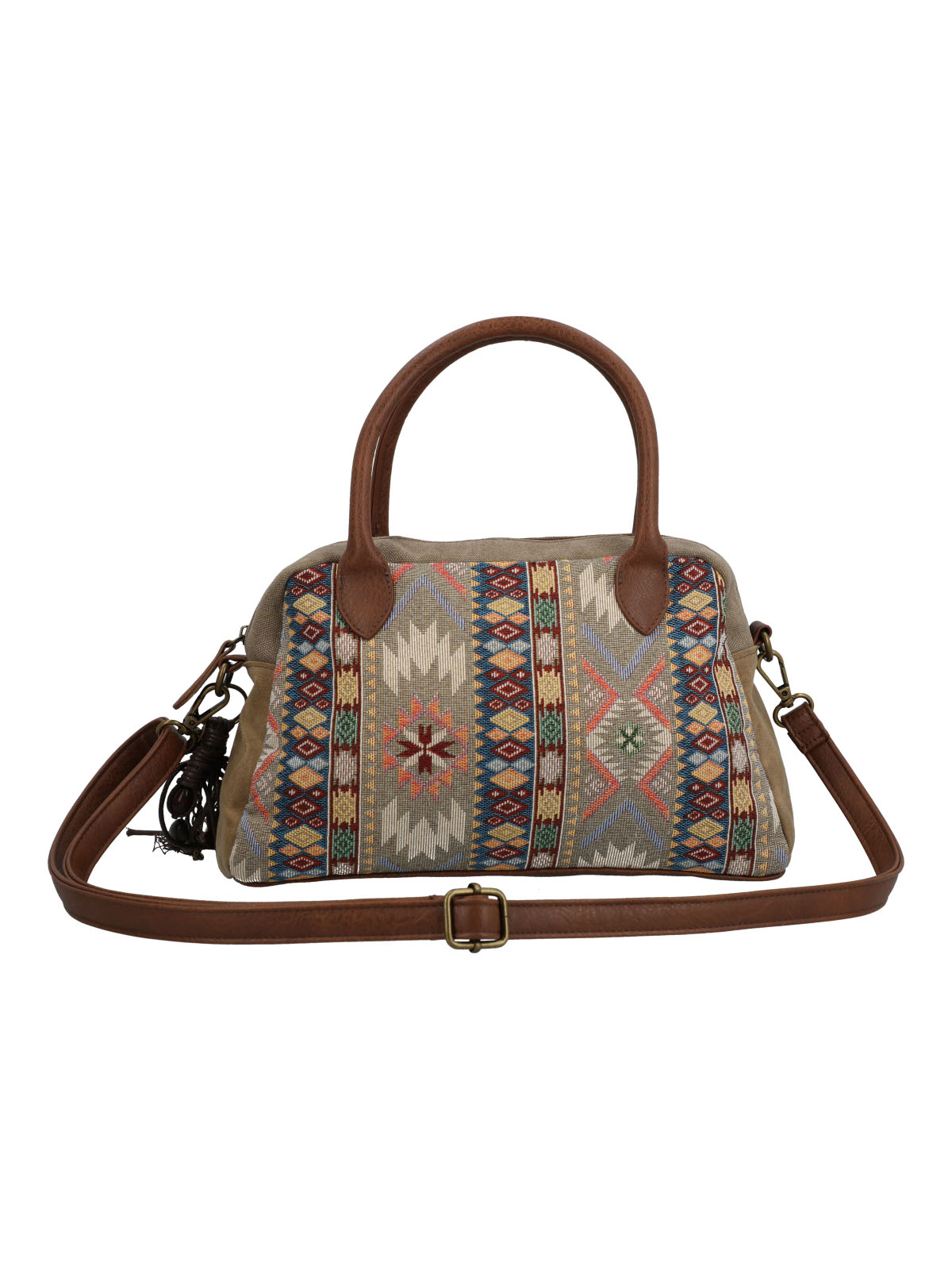 Cartera Textil Mujer Sanse Bag Café Rockford