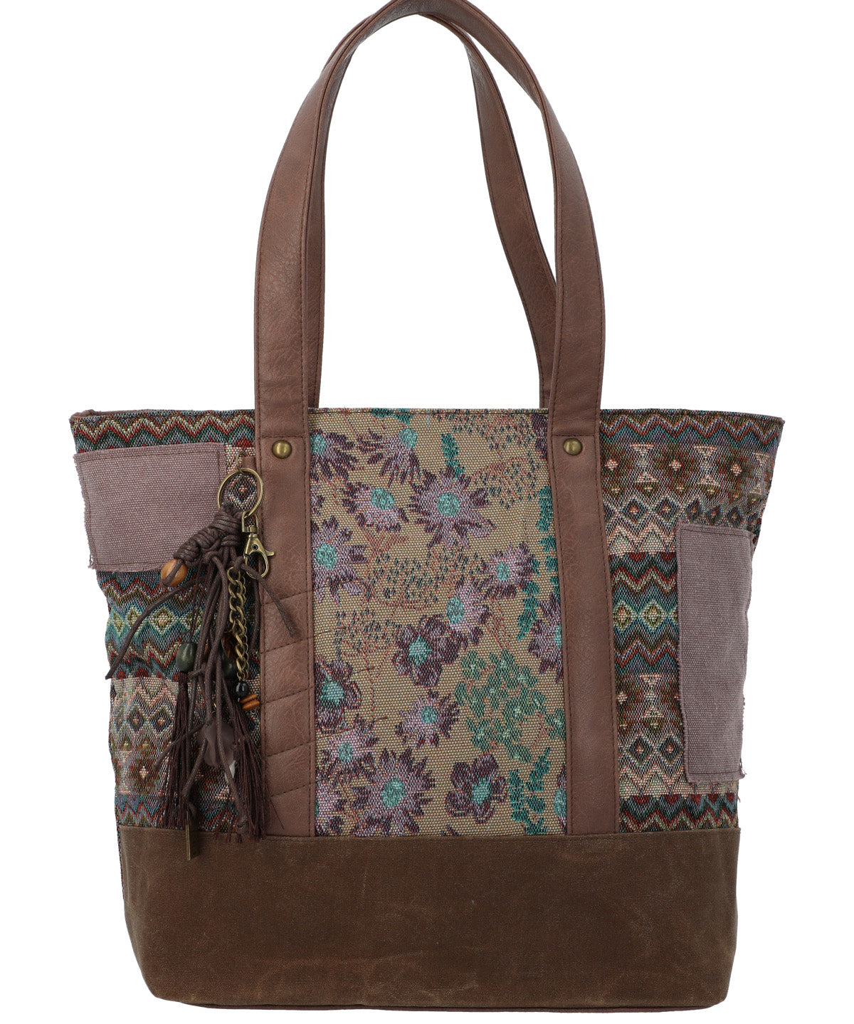 Cartera Textil Mujer Faui Tote Café Rockford