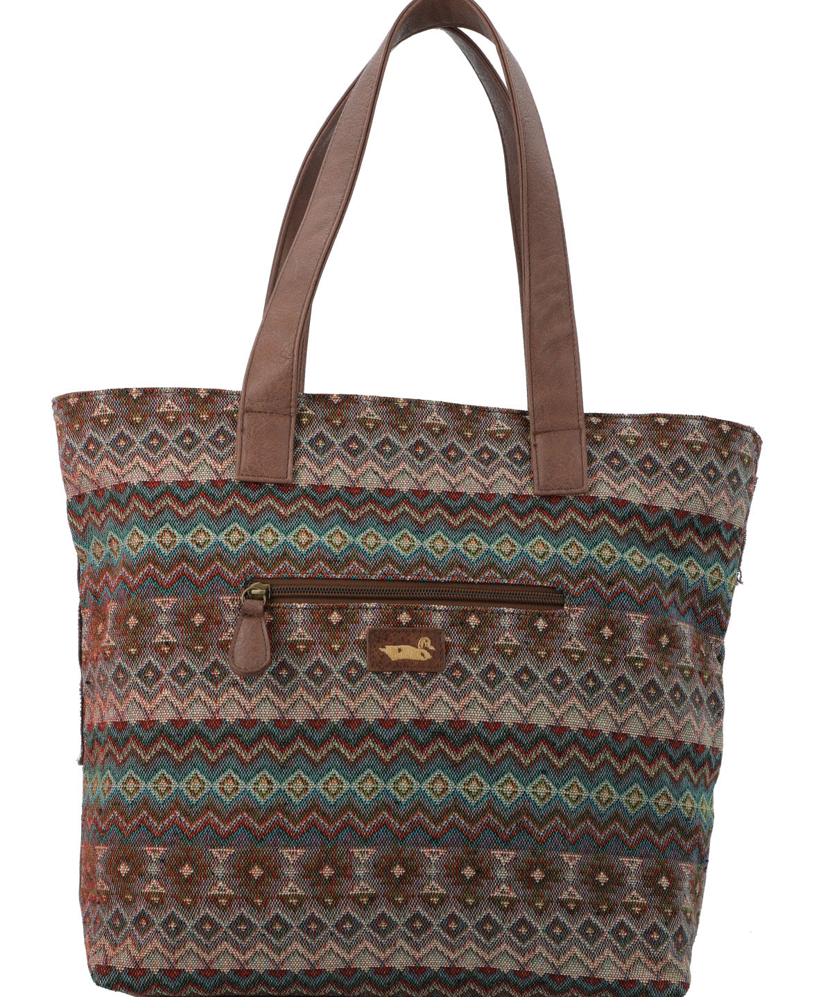 Cartera Textil Mujer Faui Tote Café Rockford