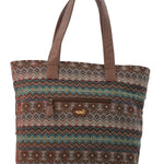 Cartera Textil Mujer Faui Tote Café Rockford