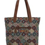 Cartera Textil Mujer Faui Tote Azul Rockford