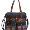 Cartera Textil Mujer Atzi Bag Azul Rockford