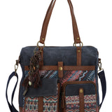 Cartera Textil Mujer Atzi Bag Azul Rockford