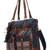 Cartera Textil Mujer Atzi Bag Azul Rockford