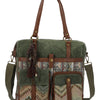 Cartera Textil Mujer Atzi Bag Verde Rockford