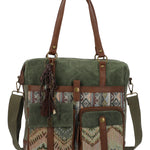 Cartera Textil Mujer Atzi Bag Verde Rockford
