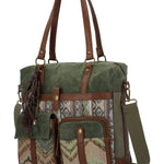 Cartera Textil Mujer Atzi Bag Verde Rockford