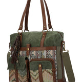 Cartera Textil Mujer Atzi Bag Verde Rockford