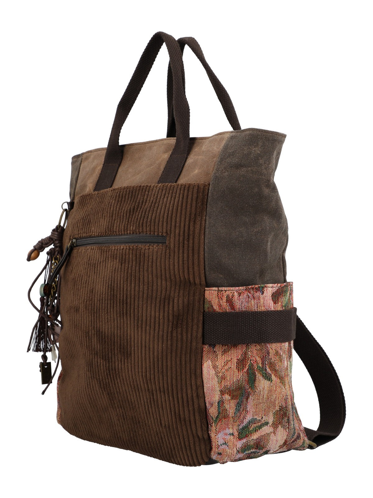 Mochila Textil Mujer Itzel Back Café Rockford