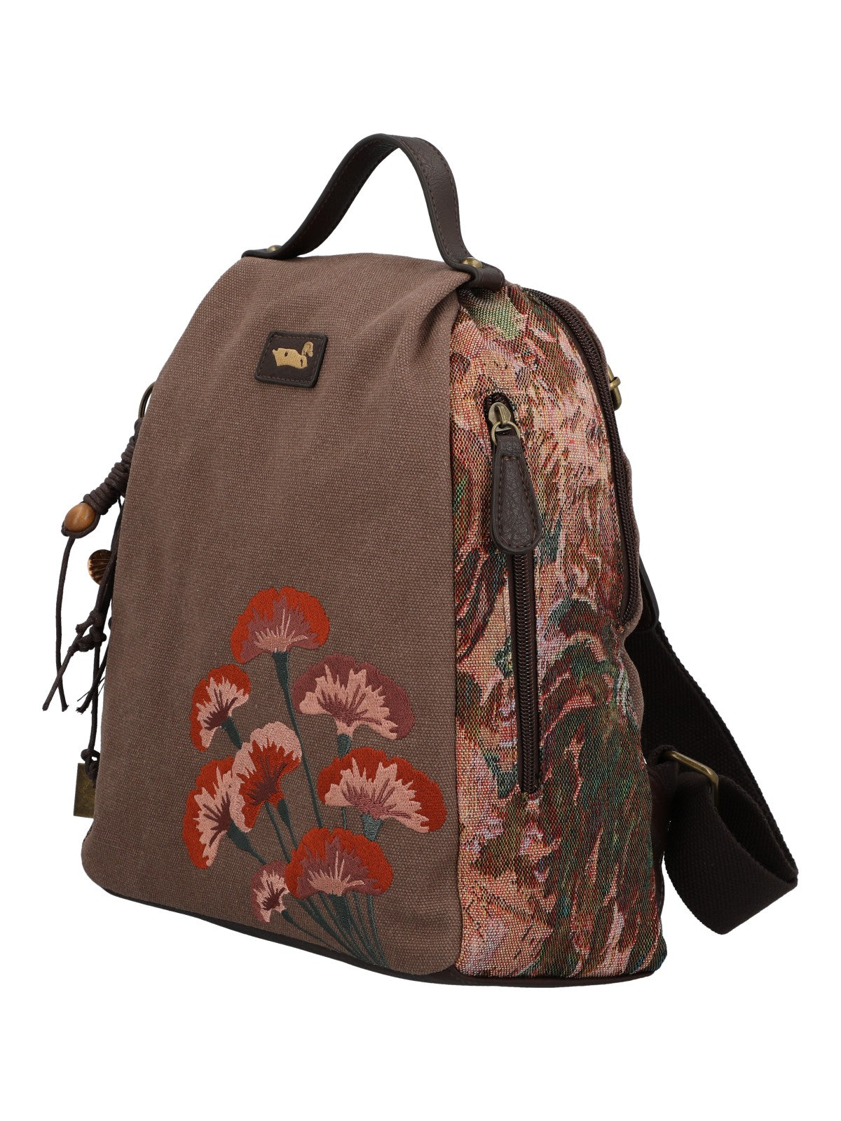 Mochila Textil Mujer Joint Back Café Rockford