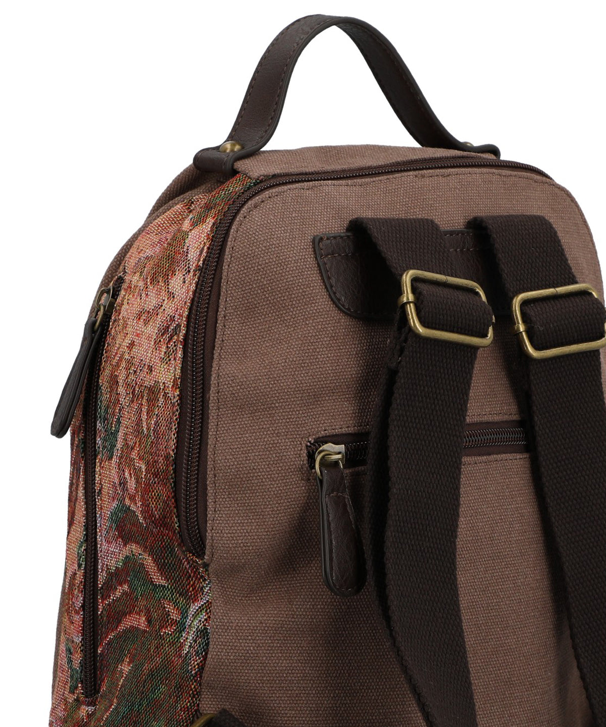 Mochila Textil Mujer Joint Back Café Rockford