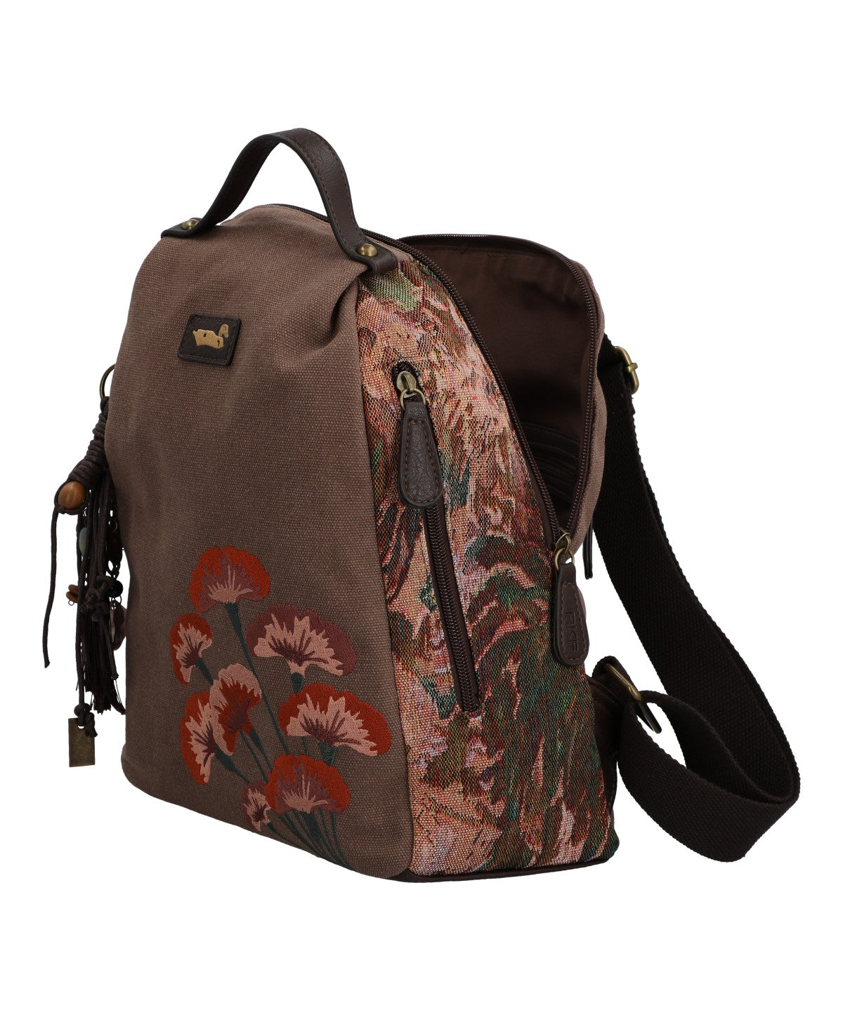 Mochila Textil Mujer Joint Back Café Rockford