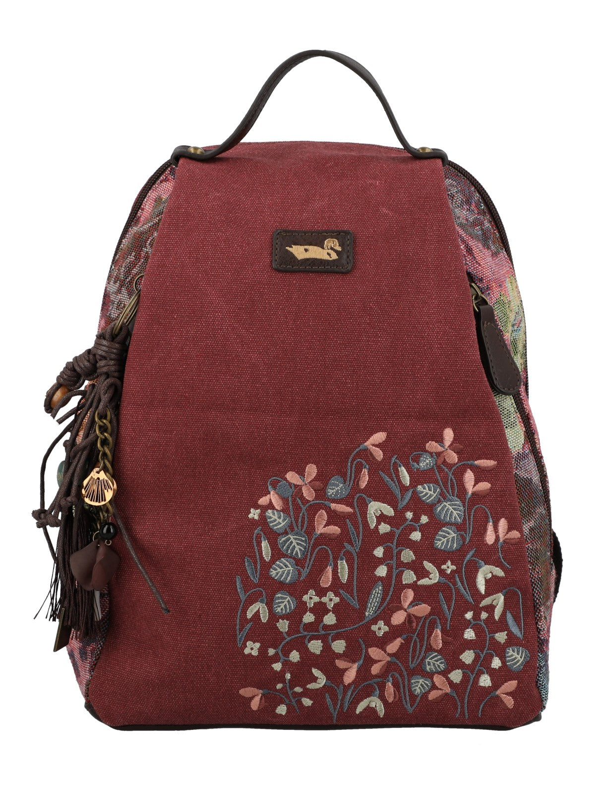 Mochila Textil Mujer Joint Back Rojo Rockford