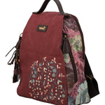 Mochila Textil Mujer Joint Back Rojo Rockford