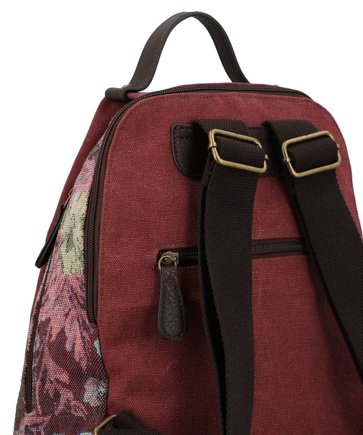 Mochila Textil Mujer Joint Back Rojo Rockford