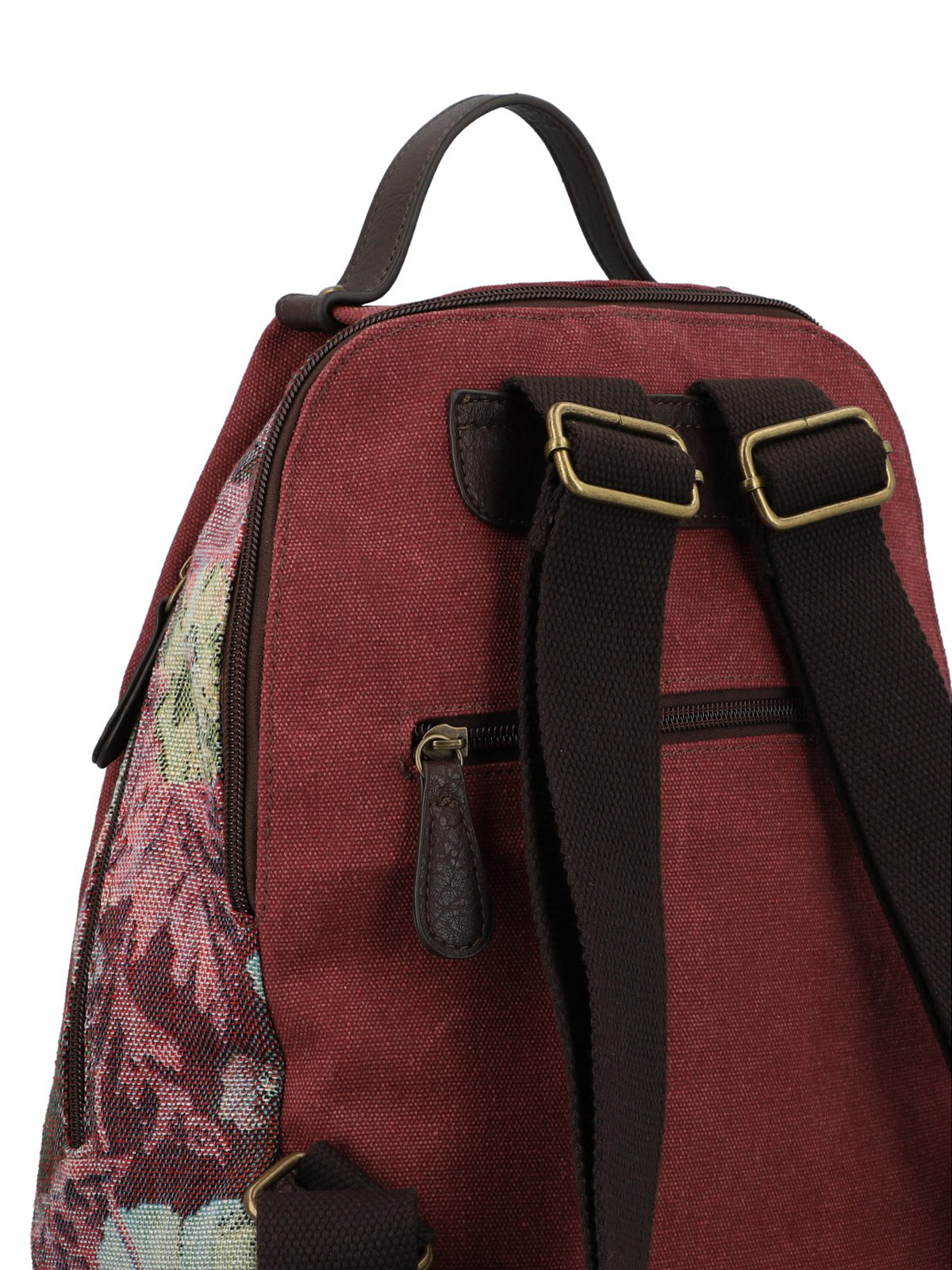 Mochila Textil Mujer Joint Back Rojo Rockford