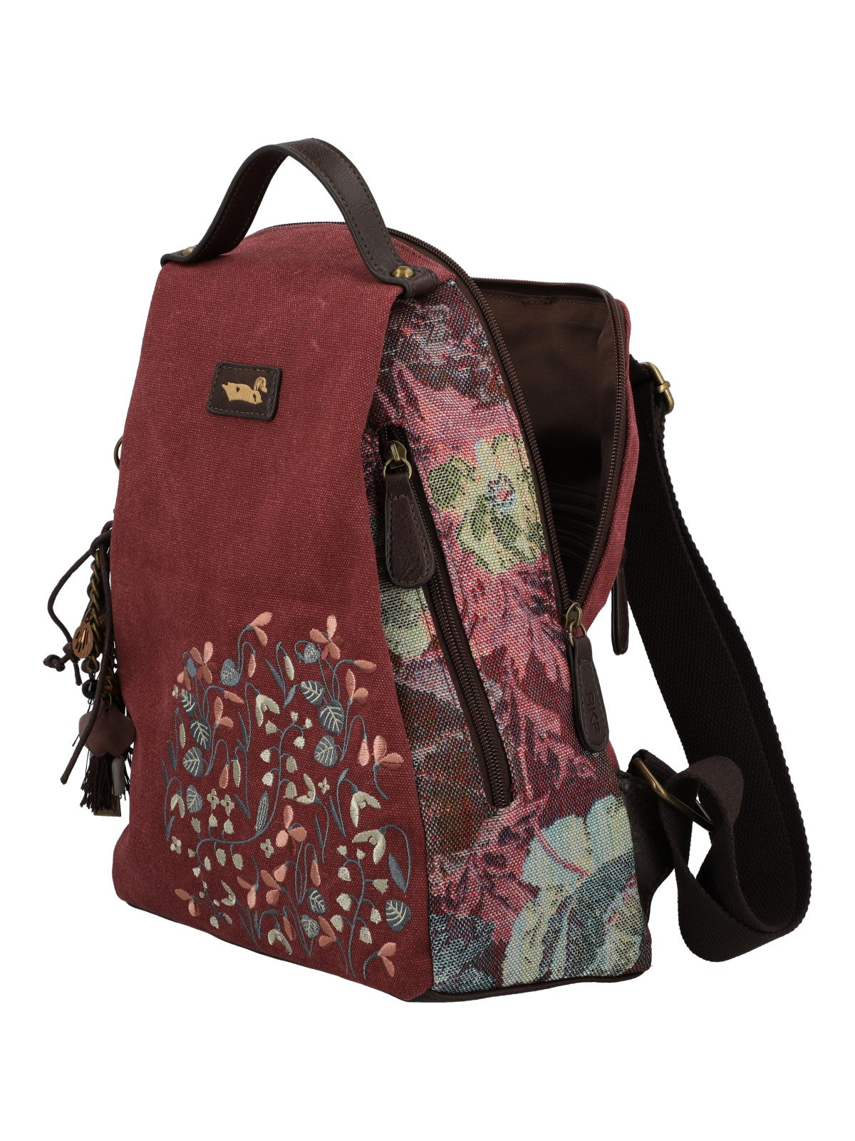 Mochila Textil Mujer Joint Back Rojo Rockford