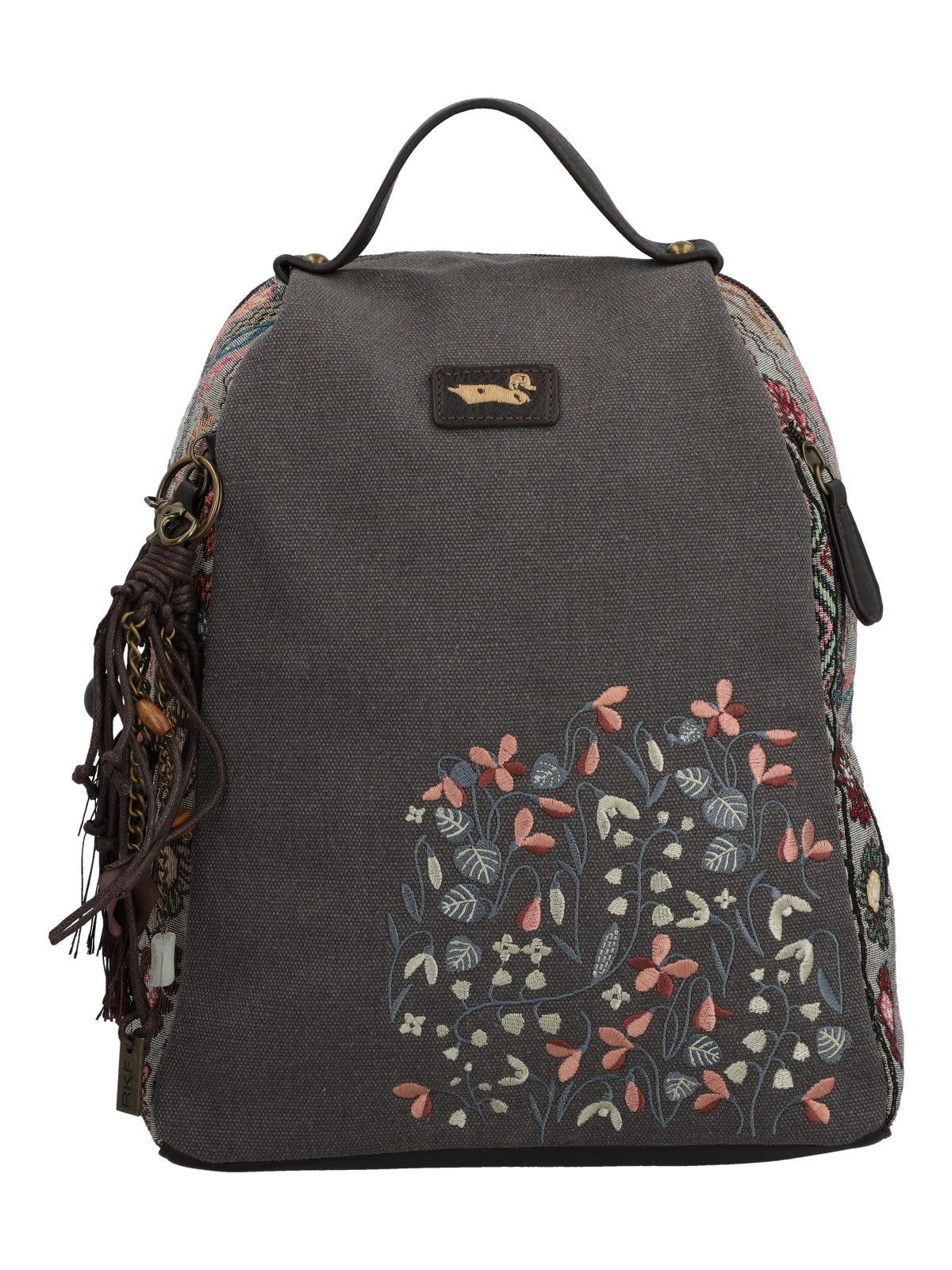 Mochila Textil Mujer Joint Back Gris Rockford