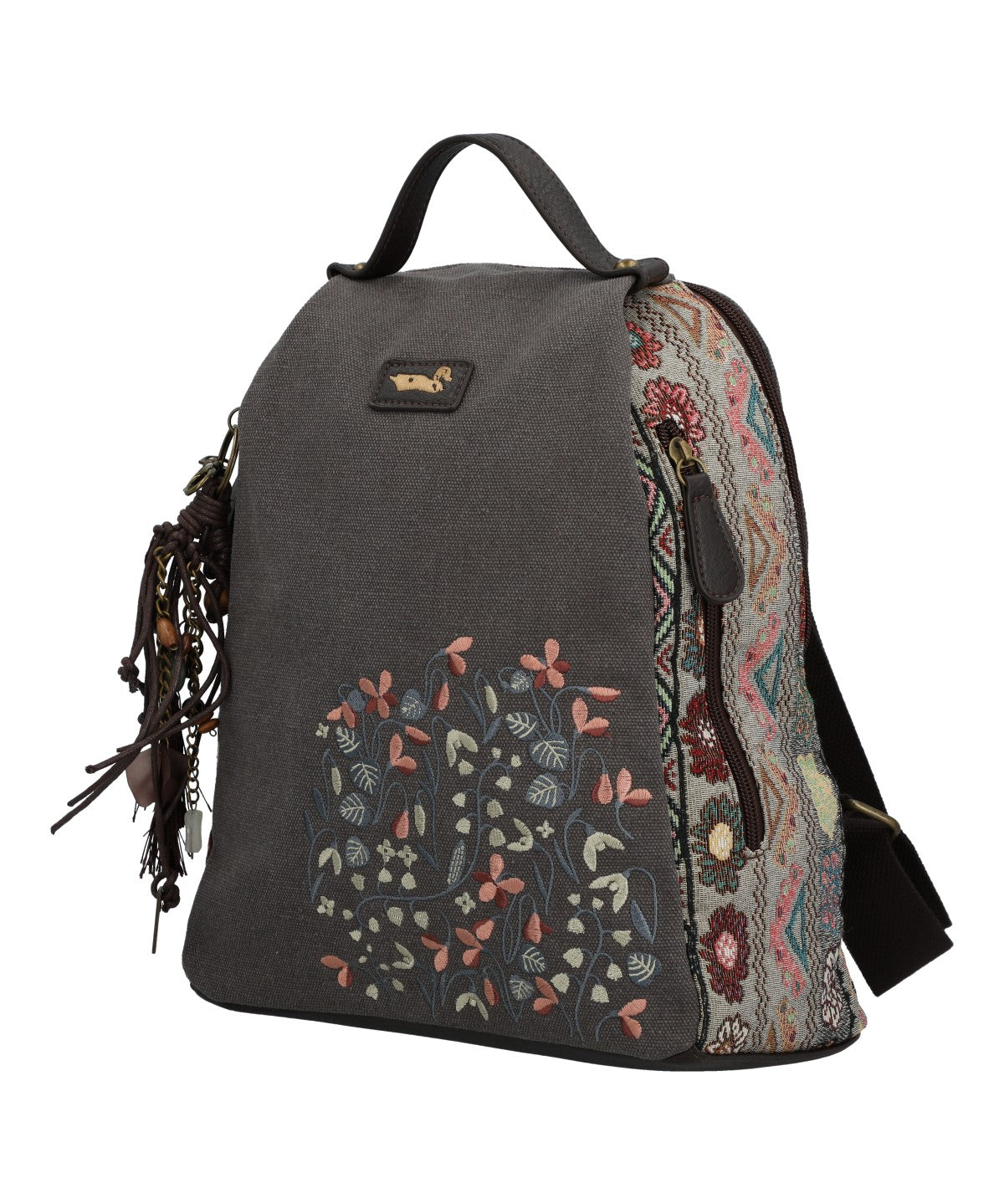 Mochila Textil Mujer Joint Back Gris Rockford
