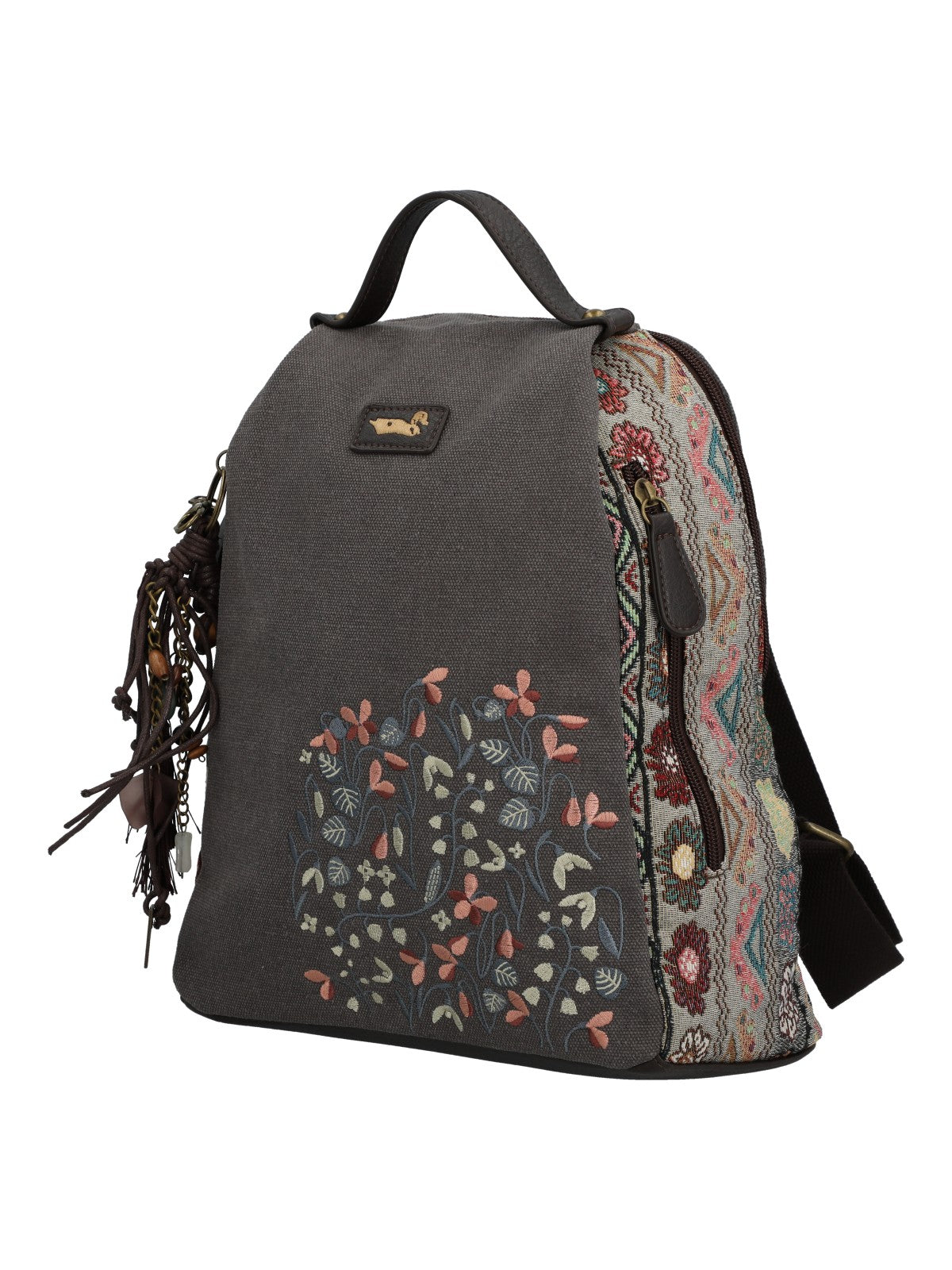 Mochila Textil Mujer Joint Back Gris Rockford