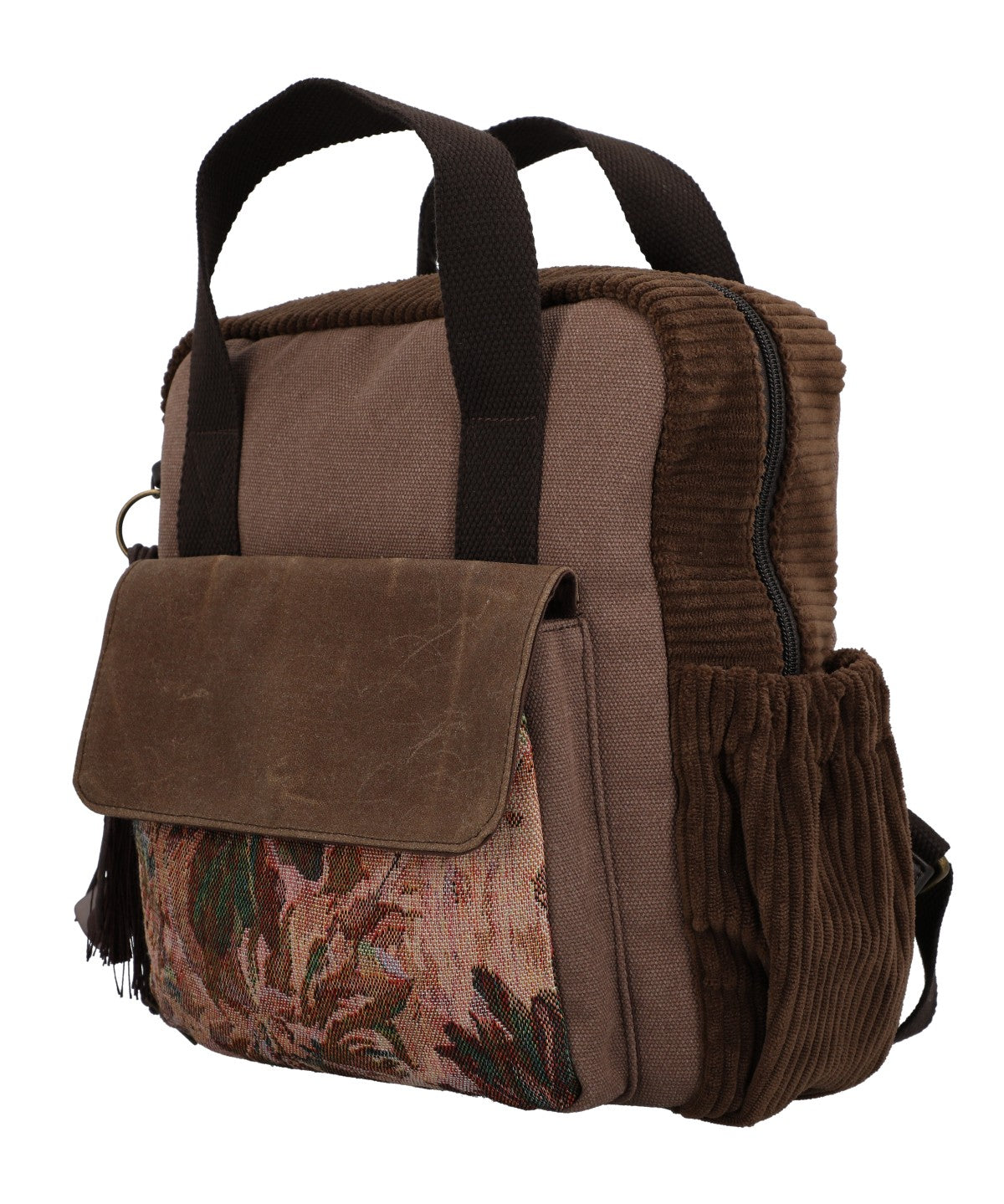 Mochila Textil Mujer Kawes Back Café Rockford
