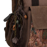 Mochila Textil Mujer Kawes Back Café Rockford